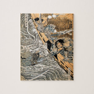 De geest van Taira Tomomori door Utagawa Kuniyoshi Legpuzzel