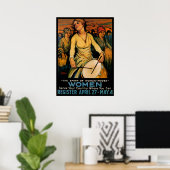 De geest van vrouwenkracht poster (Thuiskantoor)