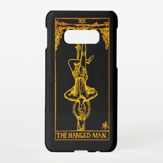 De Gehangene Tarotkaart | Zwart & Goud | Samsung Galaxy S10E Hoesje