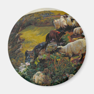 De geharde schaap magneet