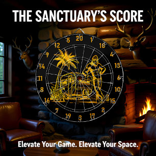 De geheime hobby van Sasquatch onthuld Dartbord