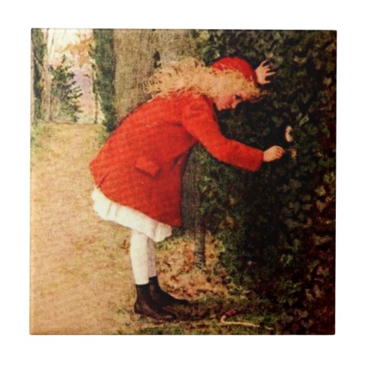 De geheime tuin tegeltje (Voorkant)