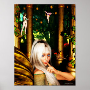 De geheime vallei in de Bossen Poster