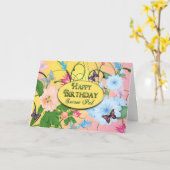 DE GEHEIME VRIEND VAN DE VERJAARDAG - KAART (Gele Bloem)