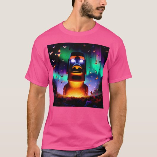 De geheimen van de Moai T-shirt (Voorkant)