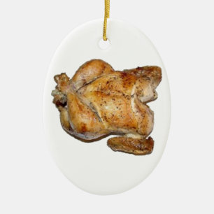 De gehele Kip van het Braadstuk Keramisch Ornament