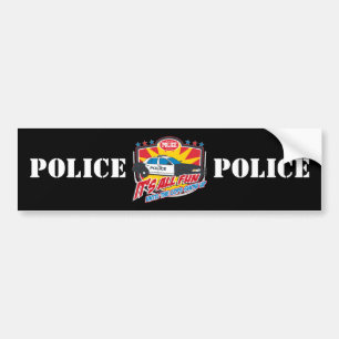 De gehele politie bumpersticker