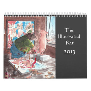De geïllustreerde Rat 2013-kalender Kalender