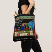 De geïnspireerde docent persoonlijke Canvas tas (Dichtbij)