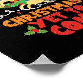 De geit van kerst nog te komen pun Baby geit Poster (Hoek)