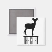 De geitenkop magneet (Voorkant / Achterkant)