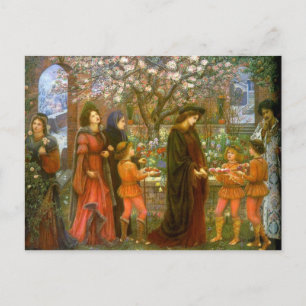 De gekantelde tuin van het Briefkaart van Messer A