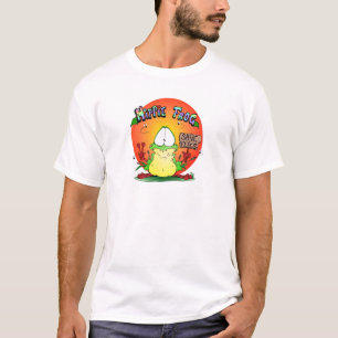 De gekke Kikker van de Hippie T-shirt