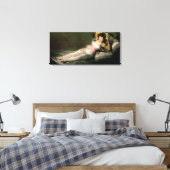 De geklede maja, ca.1800 canvas afdruk (Insitu (Slaapkamer))