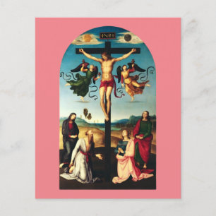 De gekruisigde Christus met de Maagd Maria