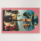 De gekruisigde Christus met de Maagd Maria Legpuzzel (Horizontaal)