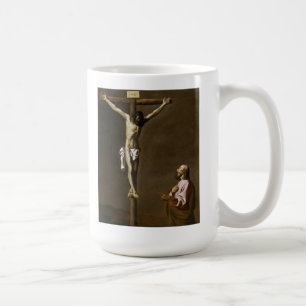 De gekruiste Christus met een schilder Koffiemok