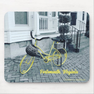 De gele fiets muismat