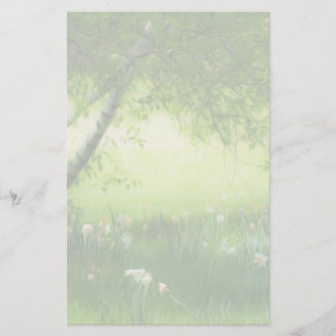 De Gele narcissen van de lente Briefpapier