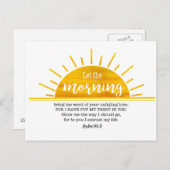 De gele Psalm van de Zon Briefkaart (Voorkant / Achterkant)