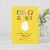 De Gele Uitnodiging van de Jacht van de Pasen van  (Staand voorkant)