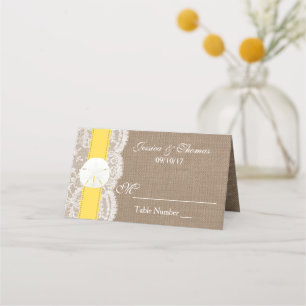 De Gele Zand Dollar Strand Bruiloft Collectie