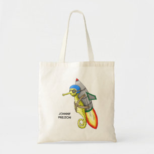 De Gele Zeepaard Jetpack Tour Tote Bag