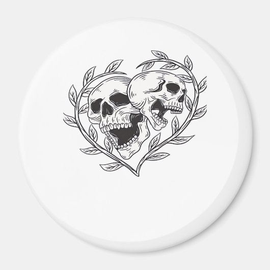 De geliefde tot de dood ons scheidt magneet (Voorkant)