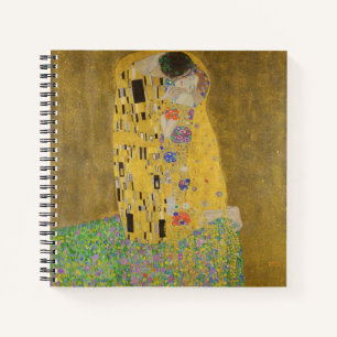 De Geliefden Kustende Omhelzing door Gustav Klimt Notitieboek