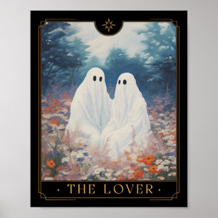 De geliefden Tarot Kaart Astrologie Ghost Coup Poster