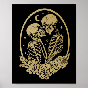 De geliefden Tarot Kaart Magic Occult Superna Poster