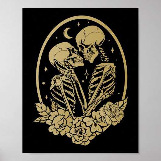 De geliefden  Tarot Kaart Magic Occult Superna Poster (Voorkant)