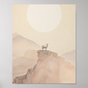 De gelijkenis van het verloren schaap poster