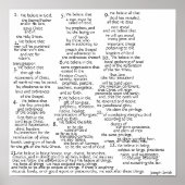 De geloofsartikelen poster (Voorkant)