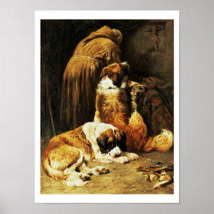De gelovigen van St. Bernard Poster
