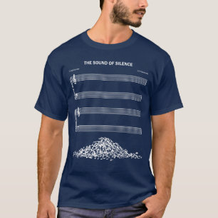De Geluid van Stilte Muziekliefhebber retro retro T-shirt