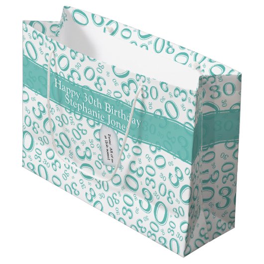 De gelukkige 30ste Wintertaling en het Wit van het Groot Cadeauzakje (Voorkant Gekanteld)