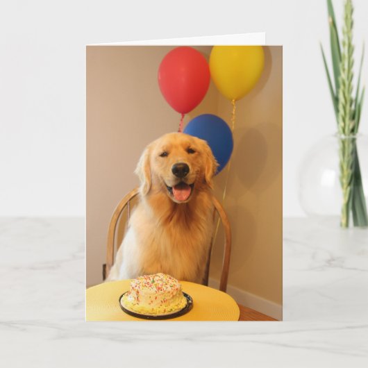 De gelukkige Ballons van de Verjaardag Kaart (Voorkant)