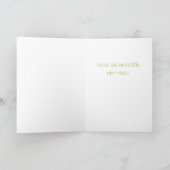 De gelukkige Boeman van de Verjaardag (editable Kaart (Binnen)