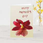 De gelukkige Dag van de Moeder ` s Kaart (Gele Bloem)