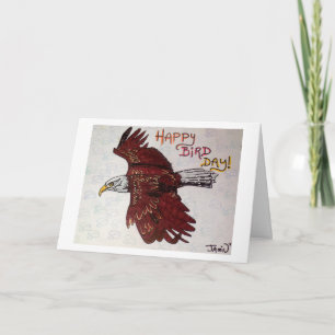 De gelukkige Dag van de Vogel Kaart