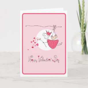 De gelukkige Dag van Valentijn ` s Feestdagen Kaart