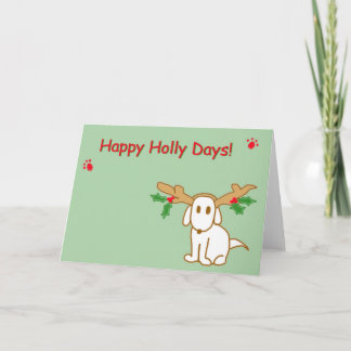 De gelukkige Dagen van de Hulst! Feestdagen Kaart