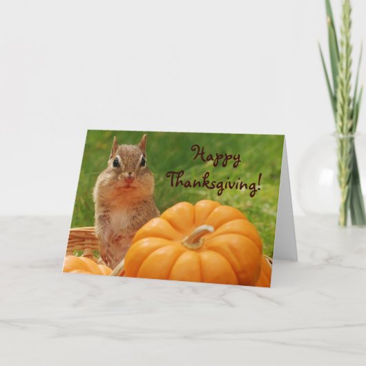 De gelukkige Kaart van de Aardeekhoorn van de (Voorkant)