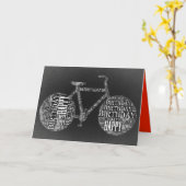 De gelukkige Kaart van de Fiets van de Typografie (Gele Bloem)