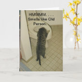 De gelukkige kaart van de Persoon van de (Gele Bloem)