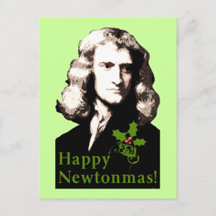 De gelukkige Kaart van de Vakantie Newtonmas