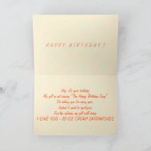 De gelukkige Kaart van de Verjaardag (Binnen)