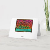 De gelukkige Kaart van de Verjaardag (Achterkant)