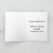 De gelukkige Kaart van Halloween (Binnen)